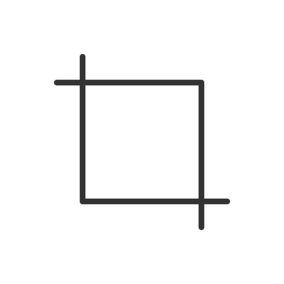 Square frame icon illustration vector