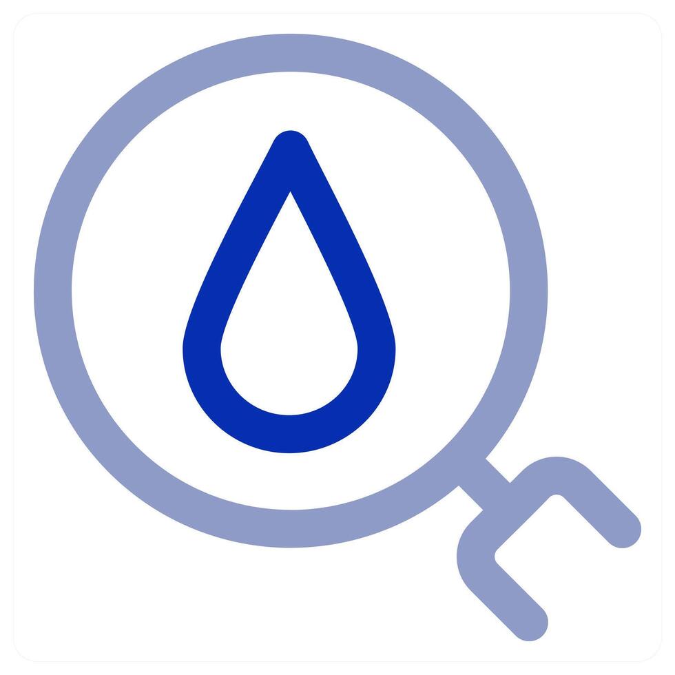 Search Water icon concept vector