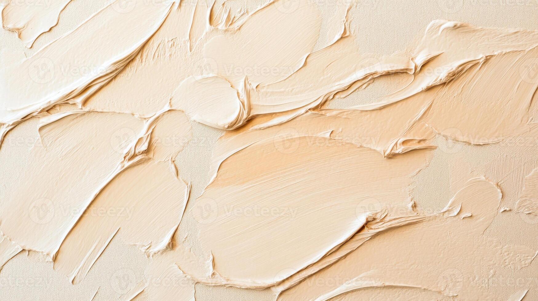 Creamy abstract texture in soft beige tones for artistic background and design use photo