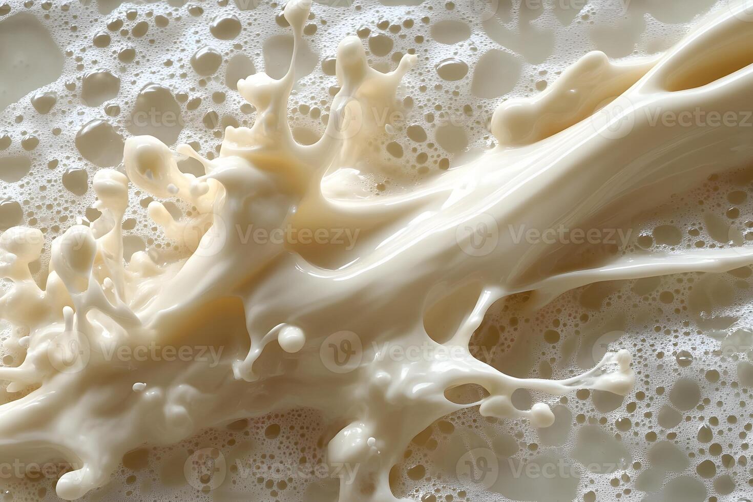 Creamy Liquid Splash Movement for Creative Design and Texture Concepts photo