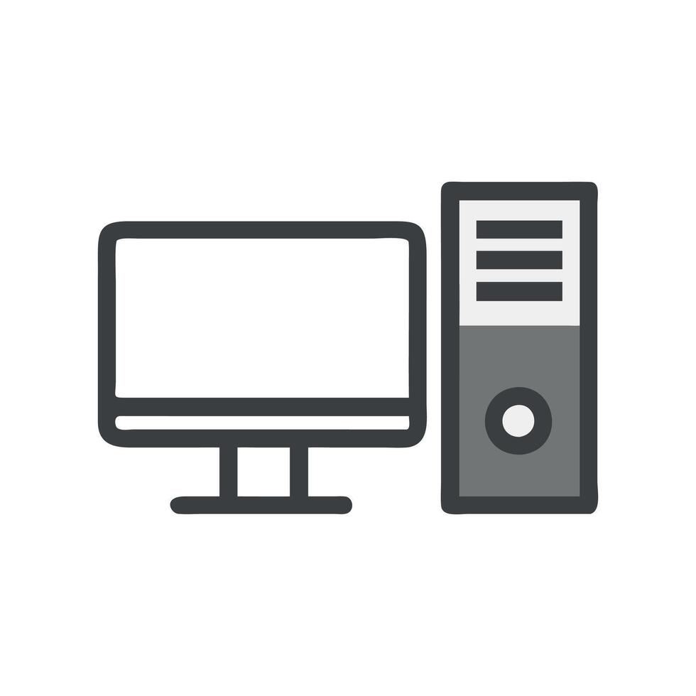 Computer Icon Design vector