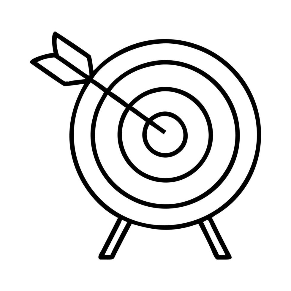 Target Illustration Style vector