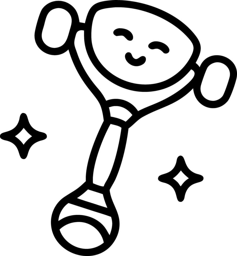 Floating face roller and gua sha tool vector