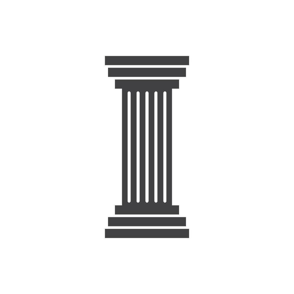 striped pattern pillar vector
