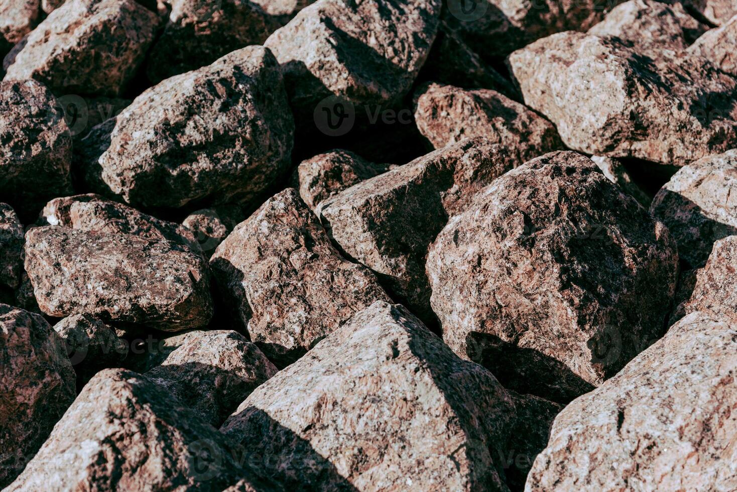 Natural stone nice texture with cracks, vegetation and dirt, texture background photo