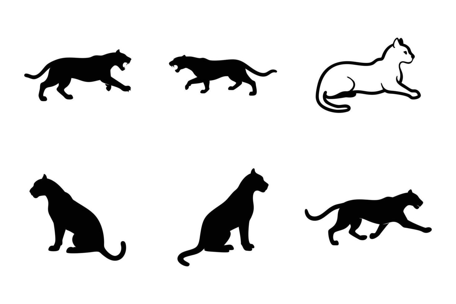 Puma Silhouette Collection vector