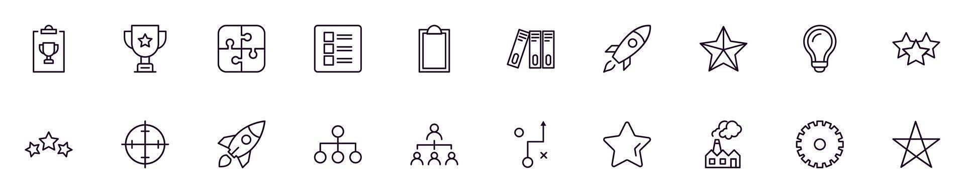 Collections of line icons of money, business, finance. Simple linear illustration that perfect for web banners, social networks, articles, infographics vector