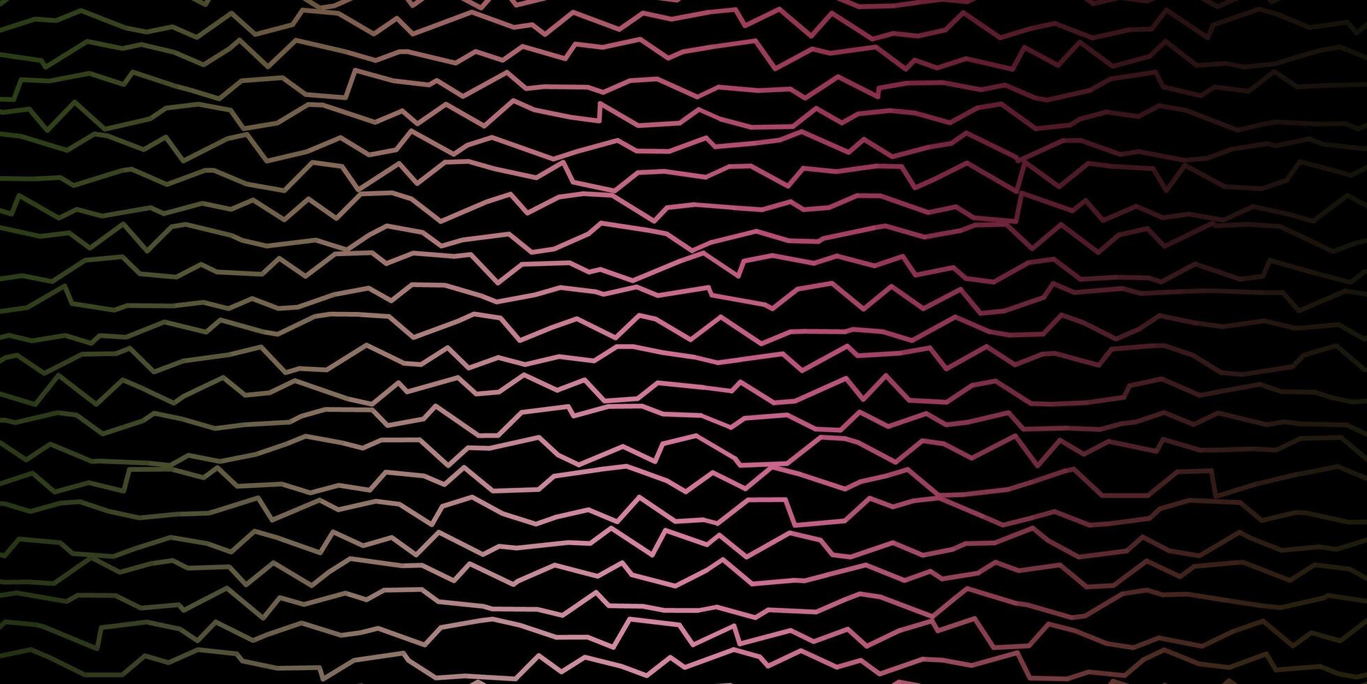 Dark Green, Red vector backdrop with circular arc.