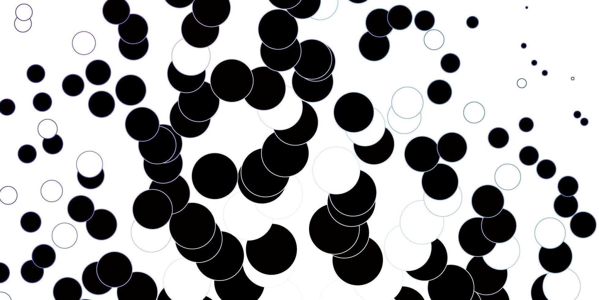 Dark Pink, Blue vector background with bubbles.