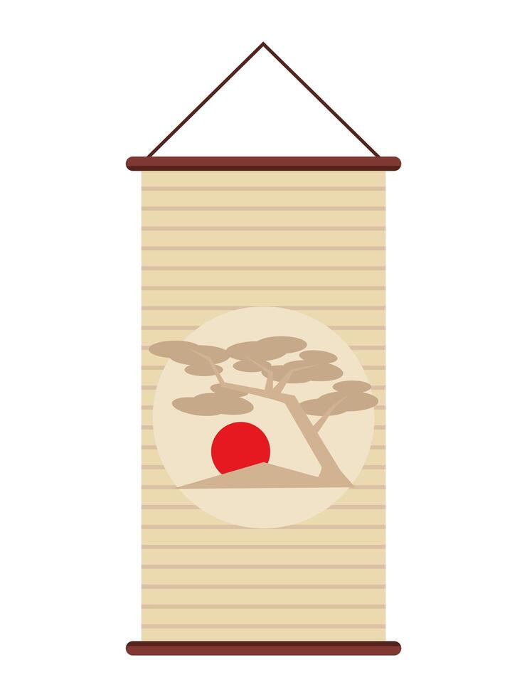 chinese culture placard vector