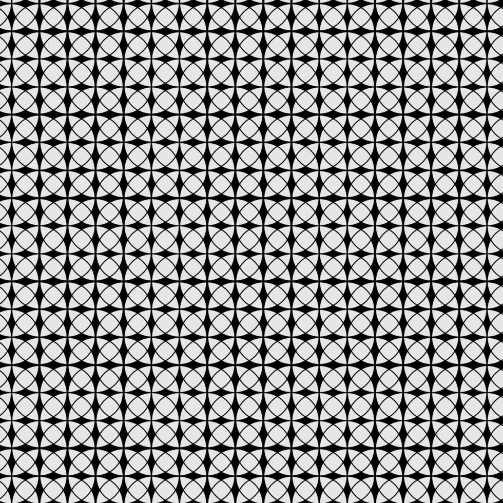 Seamless geometric pattern based on repetitive simple forms vector