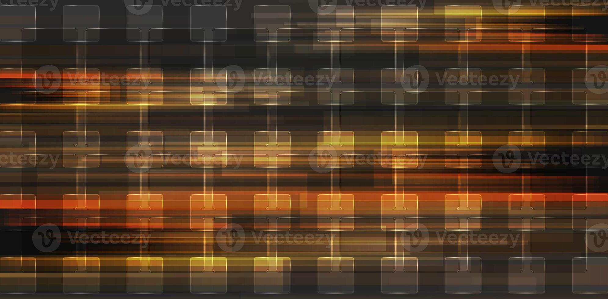 Orange glossy squares abstract geometric background photo