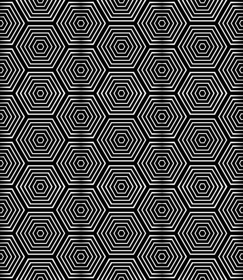Monochromatic mosaic with flowing ornamental details vector