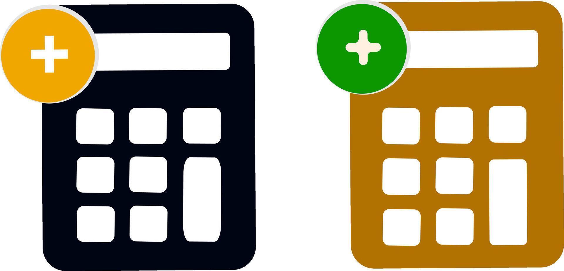 Calculator icons set. Calculator icon logo design template . vector