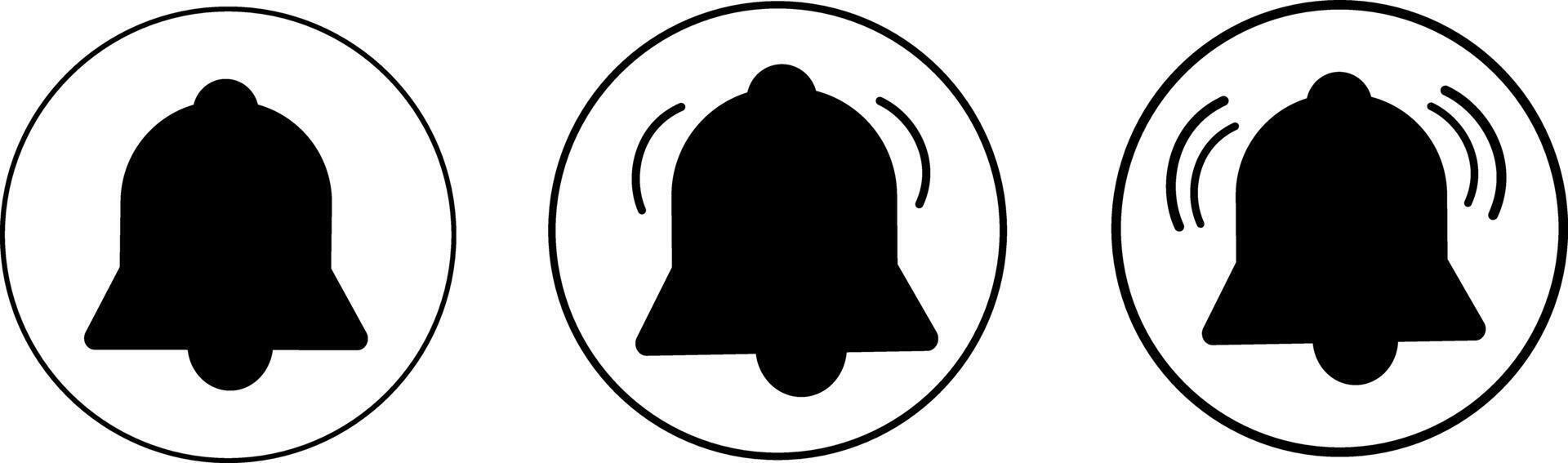 Notification bell icon set. Incoming inbox message. New message notification icons collection Multi Series vector
