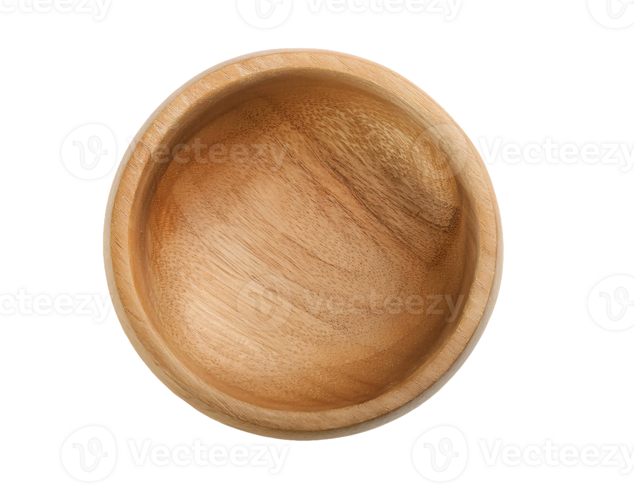 round wooden bowl isolated background natural handcrafted kitchenware rustic minimalist design serving dish wooden decor png