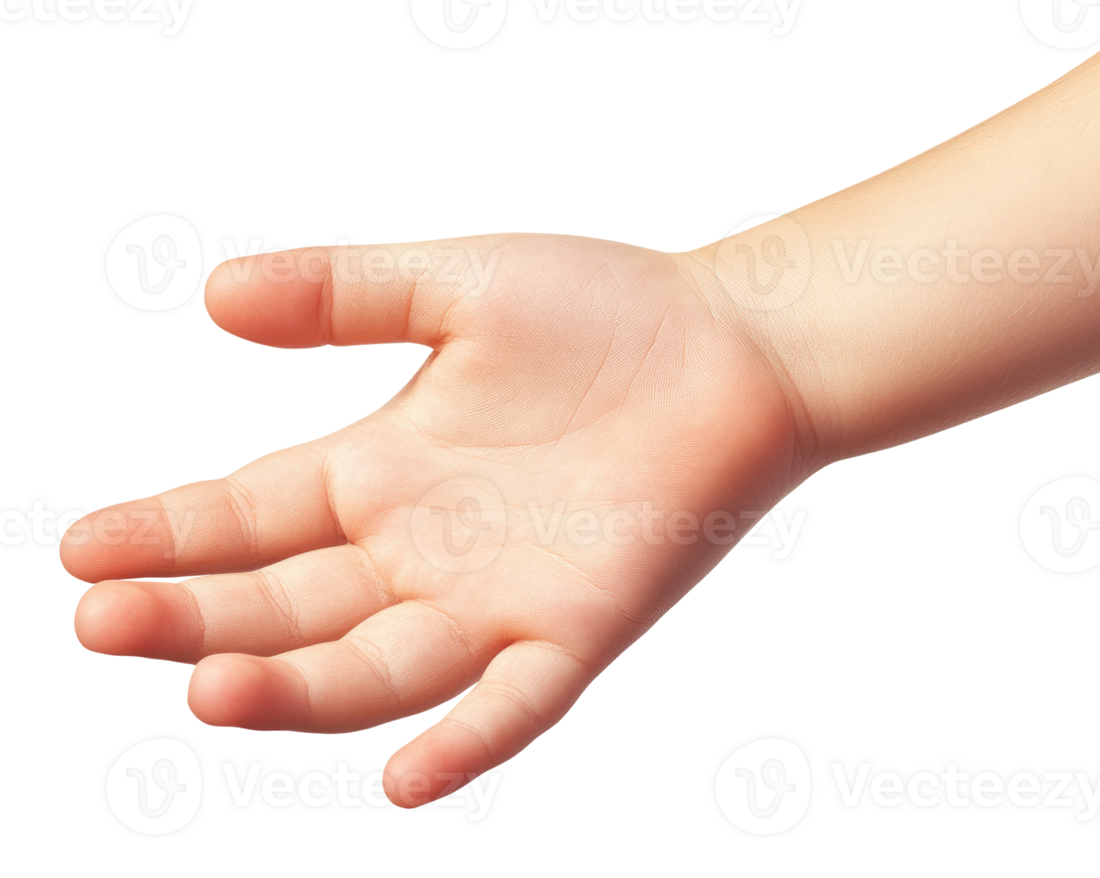 Open child hand png