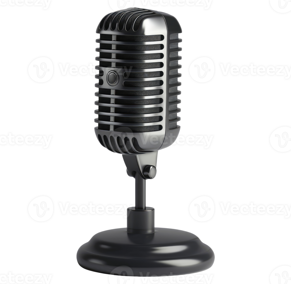 Rerto microphone cut out png