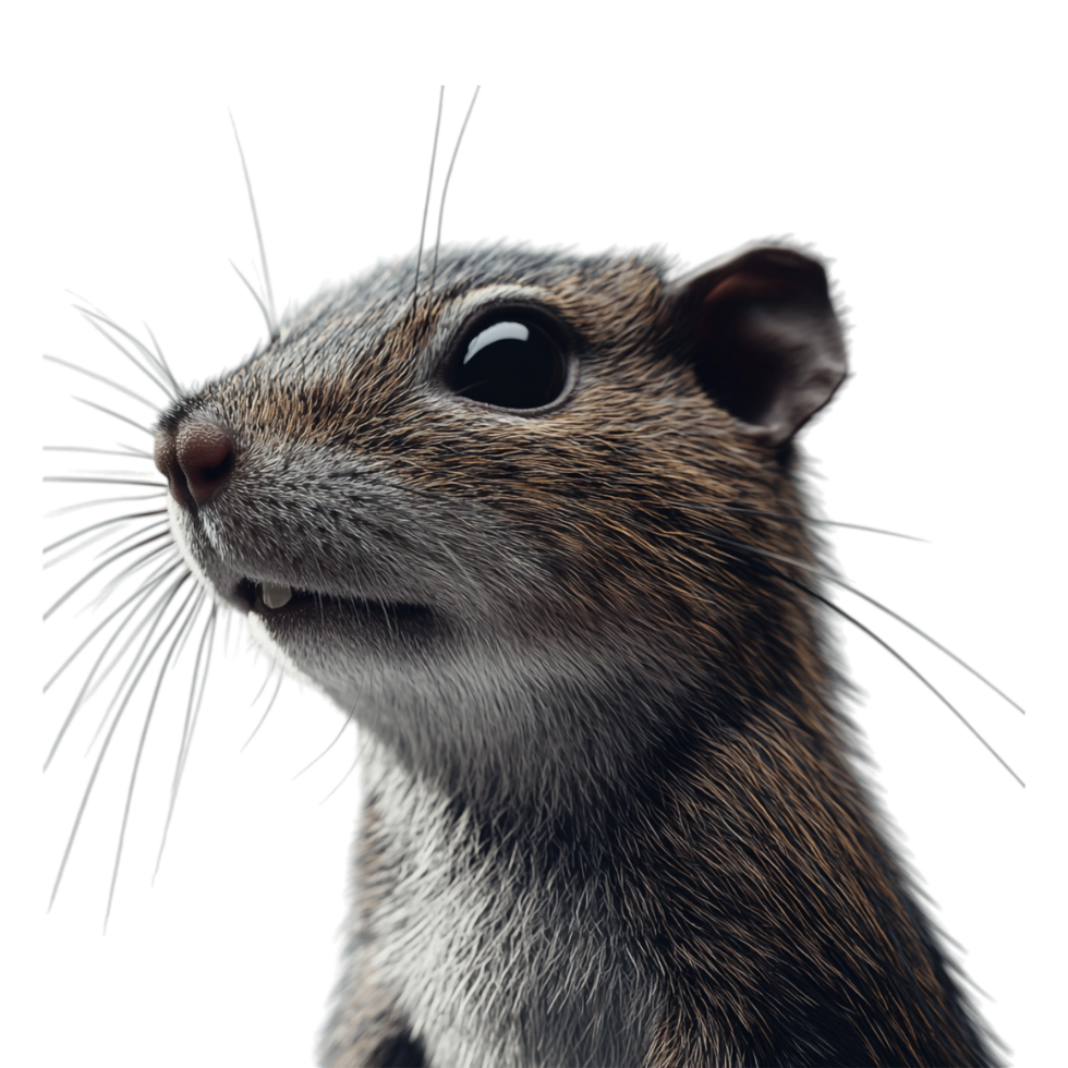 a small rodent is standing on its hind legs png