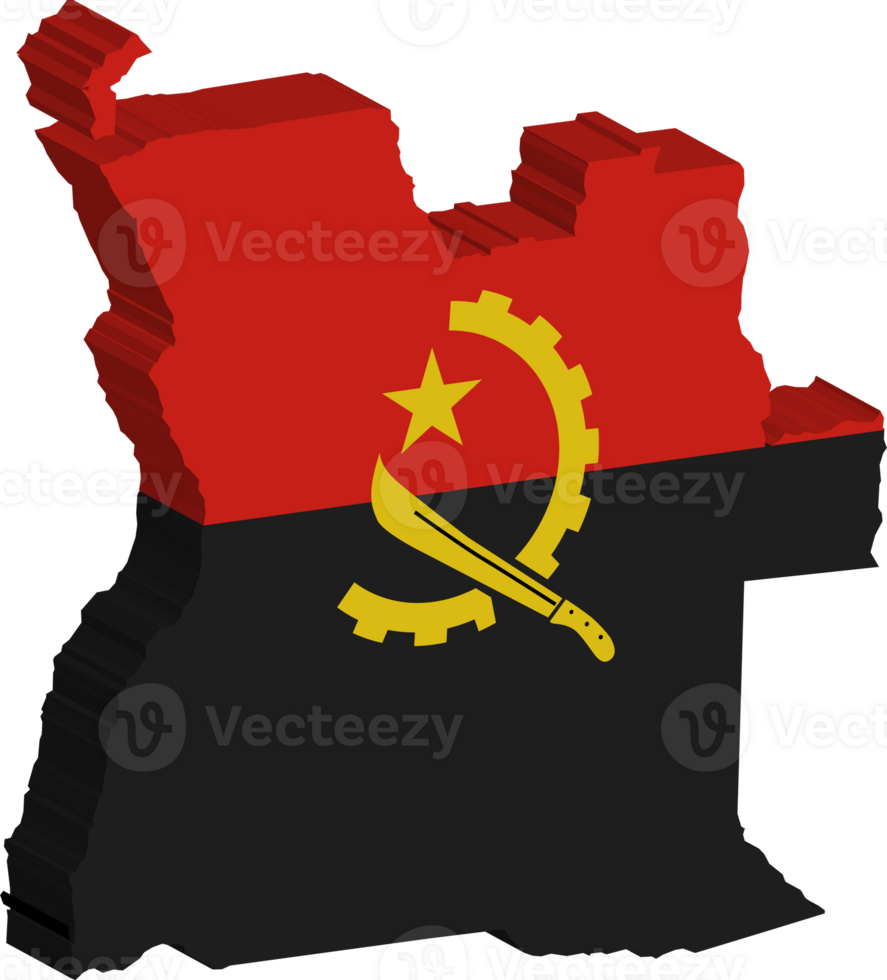 Algona fills with flag and 3d transparent map png