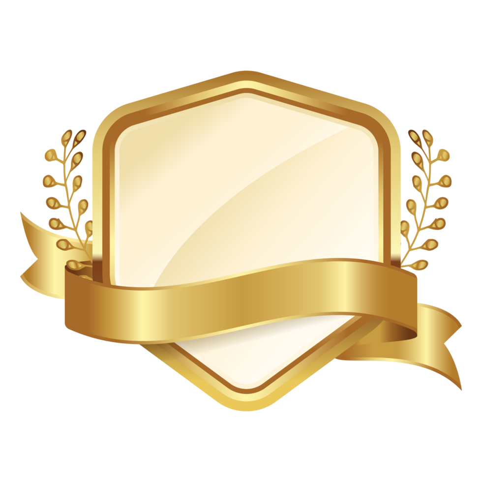 anniversary gold badge png