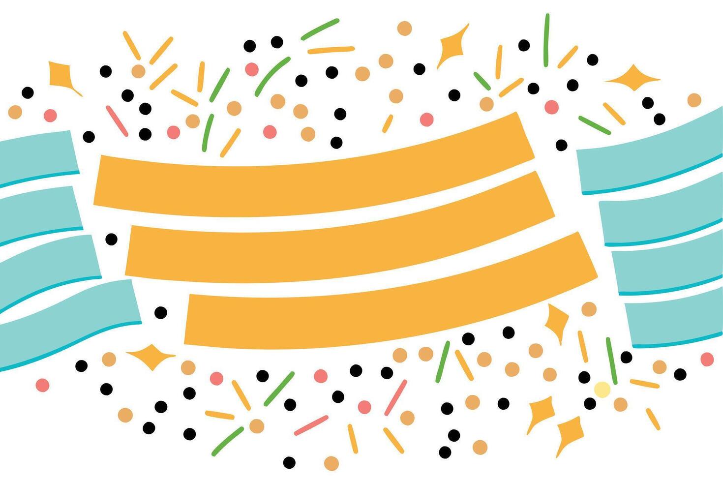 Abstract Festive Celebration Confetti, Celebration, Party, Joyful, Splashes, Colors, Design, Graphic vector
