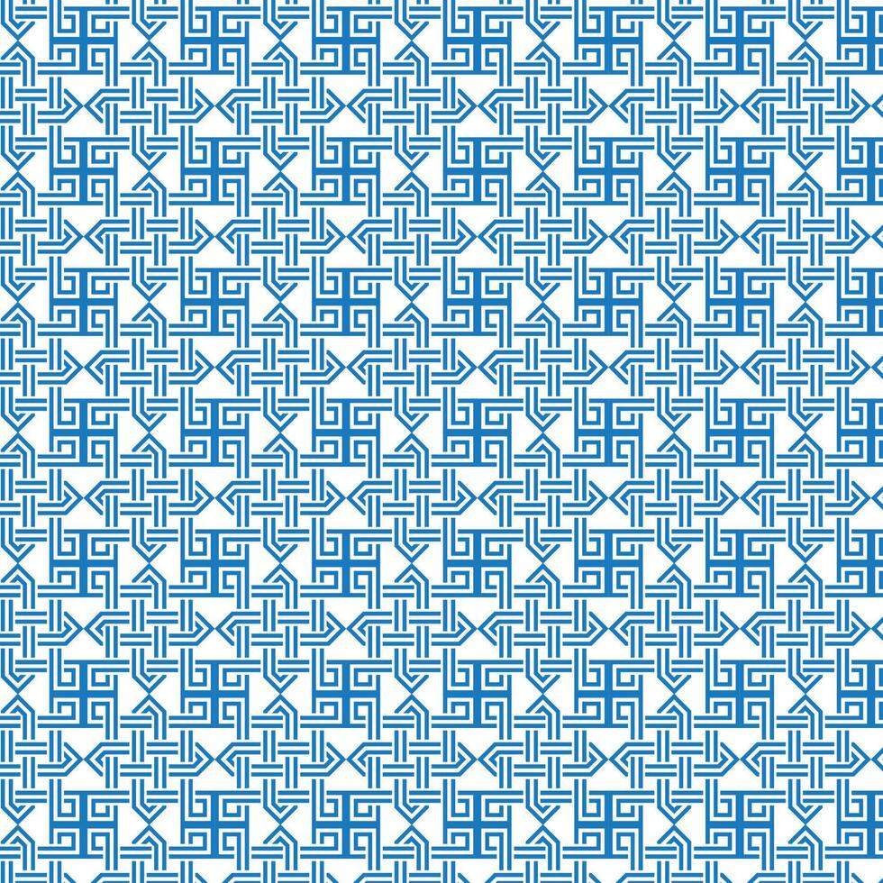 Seamless New Geometric Blue Pattern vector