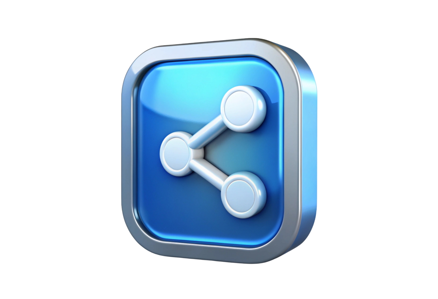 3d share icon free png