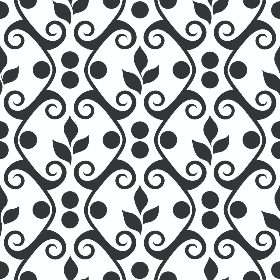 Abstract Black and White Parallelogram Pattern Art vector