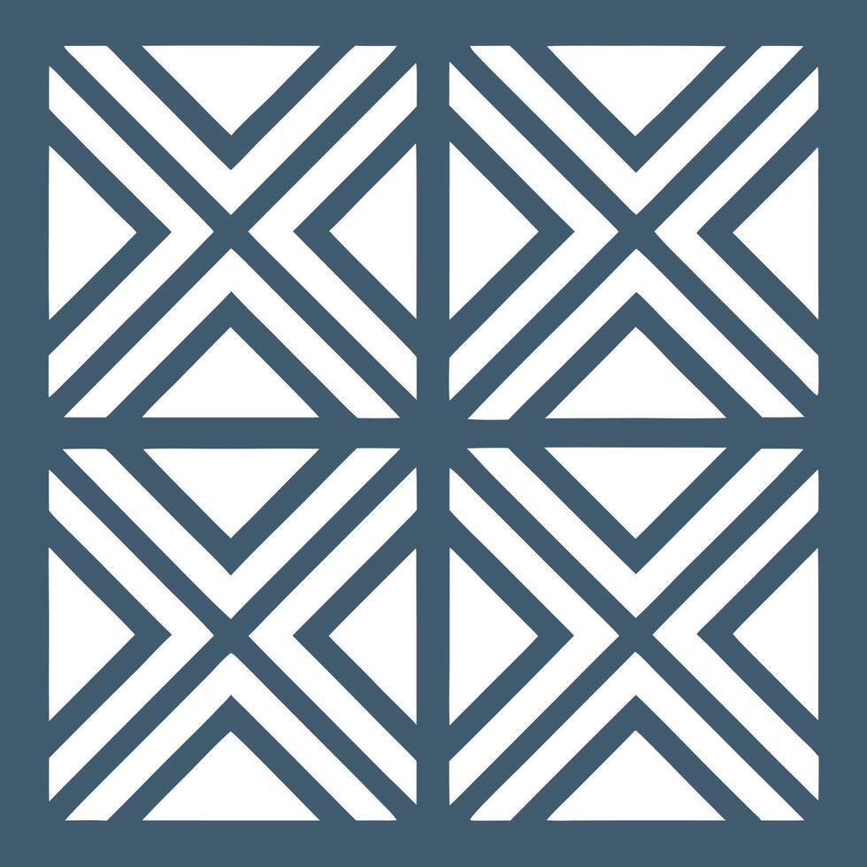 Modern Black and White Parallelogram Geometric Illustration vector