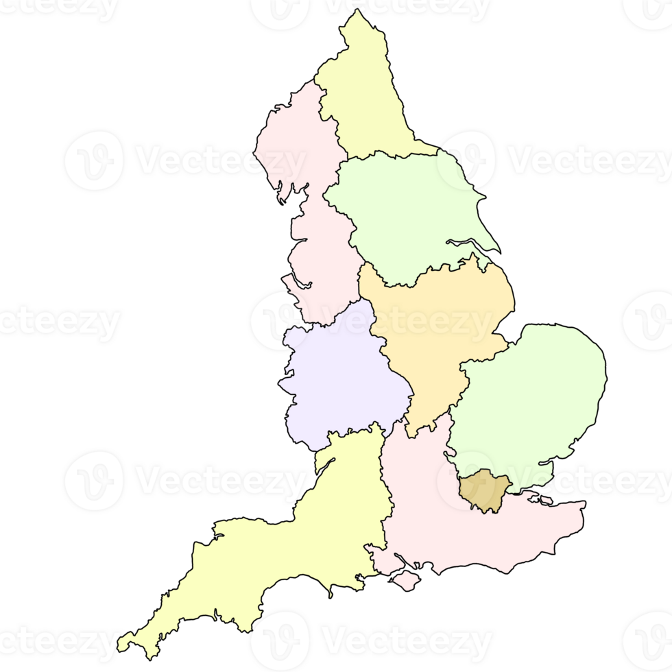 United Kingdom administrative map png