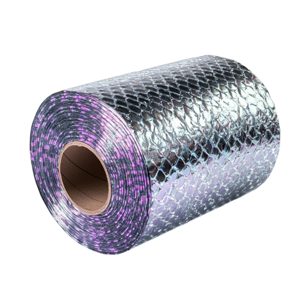 Bubble Wrap Roll in a Peaceful Packing Corner png
