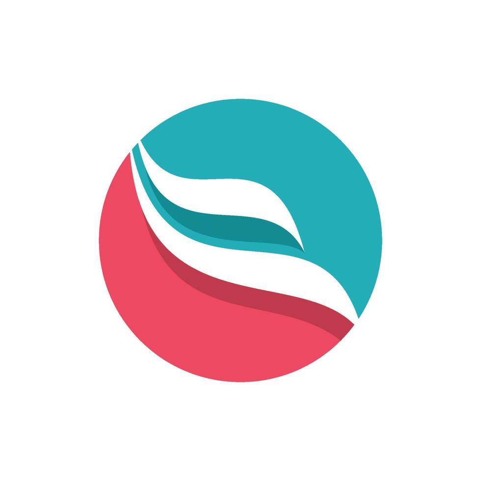 Abstract Feather Logo Template Illustration Design. EPS 10. vector