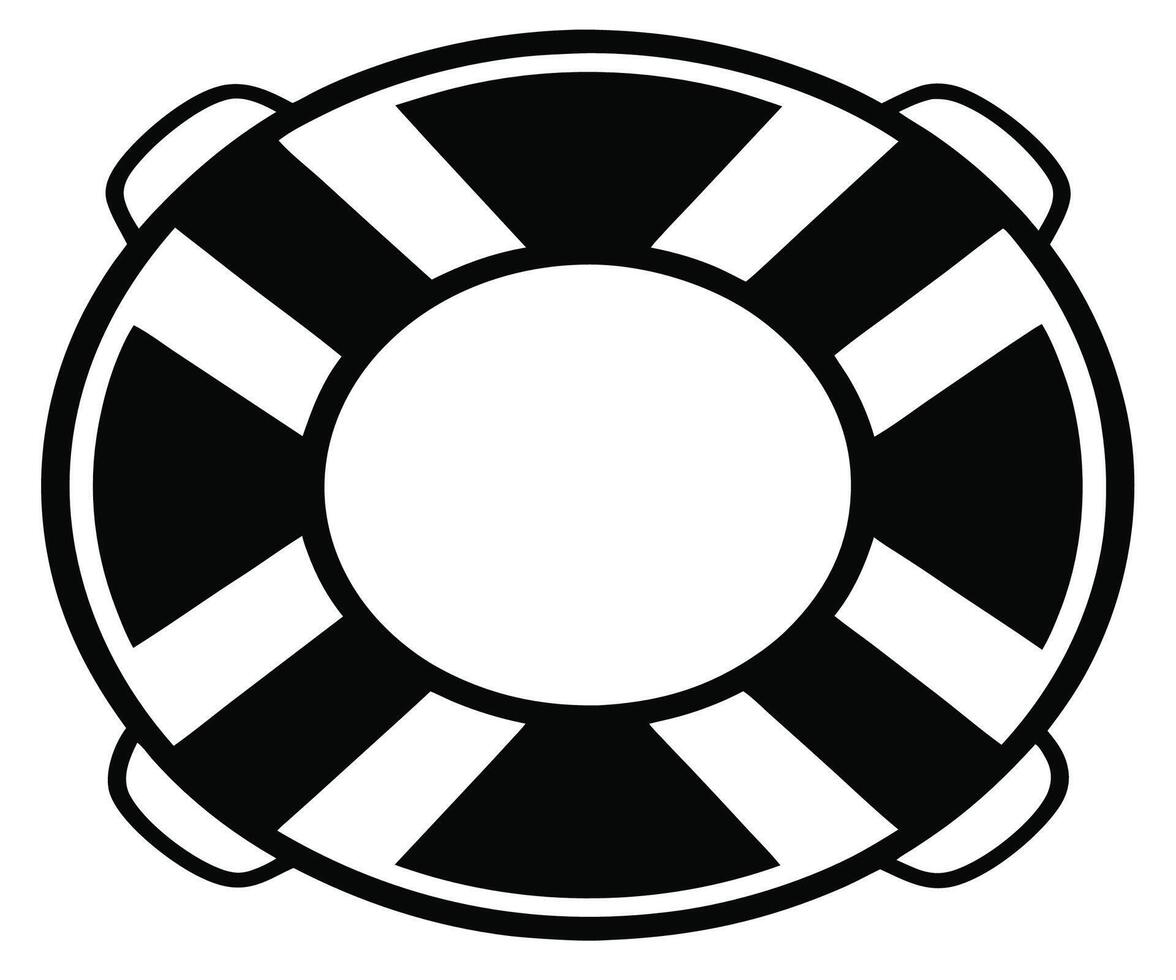 Life preserver icon vector