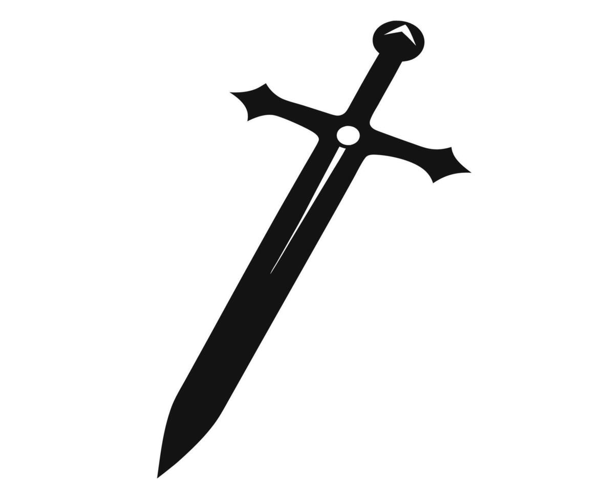 Sword icon illustration vector