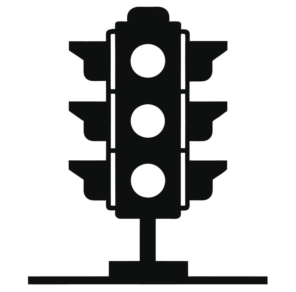 Traffic light icon illustration illustration vector