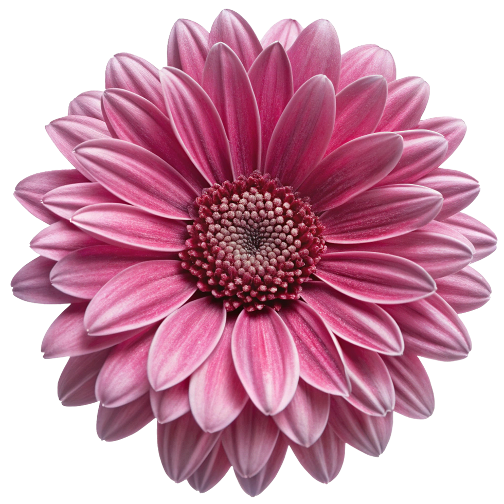 A Stunning Closeup of a Pink Gerbera Daisy Flower Blossom png