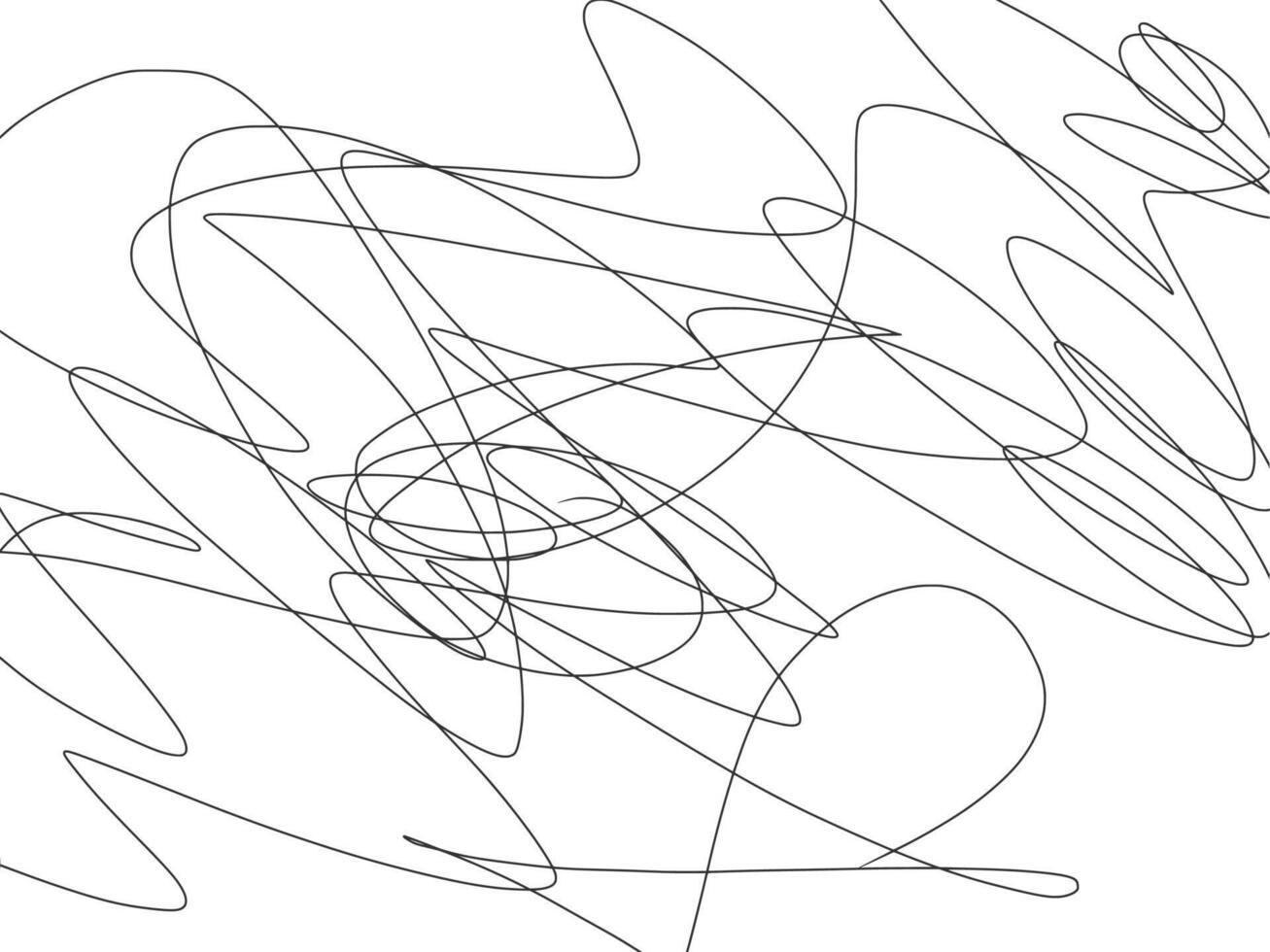 A drawing of a line with a bunch of lines vector