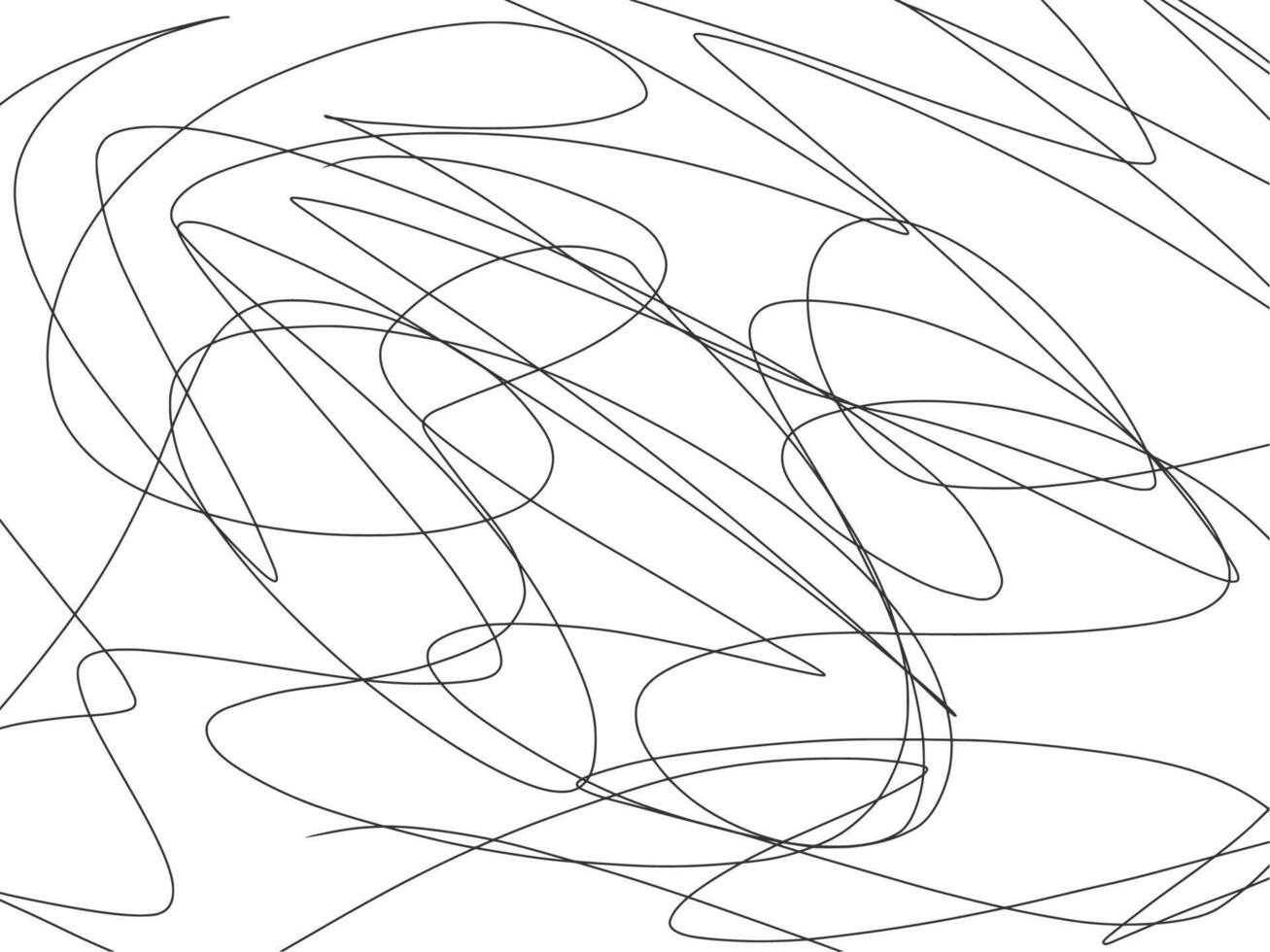 A drawing of a line with many lines vector