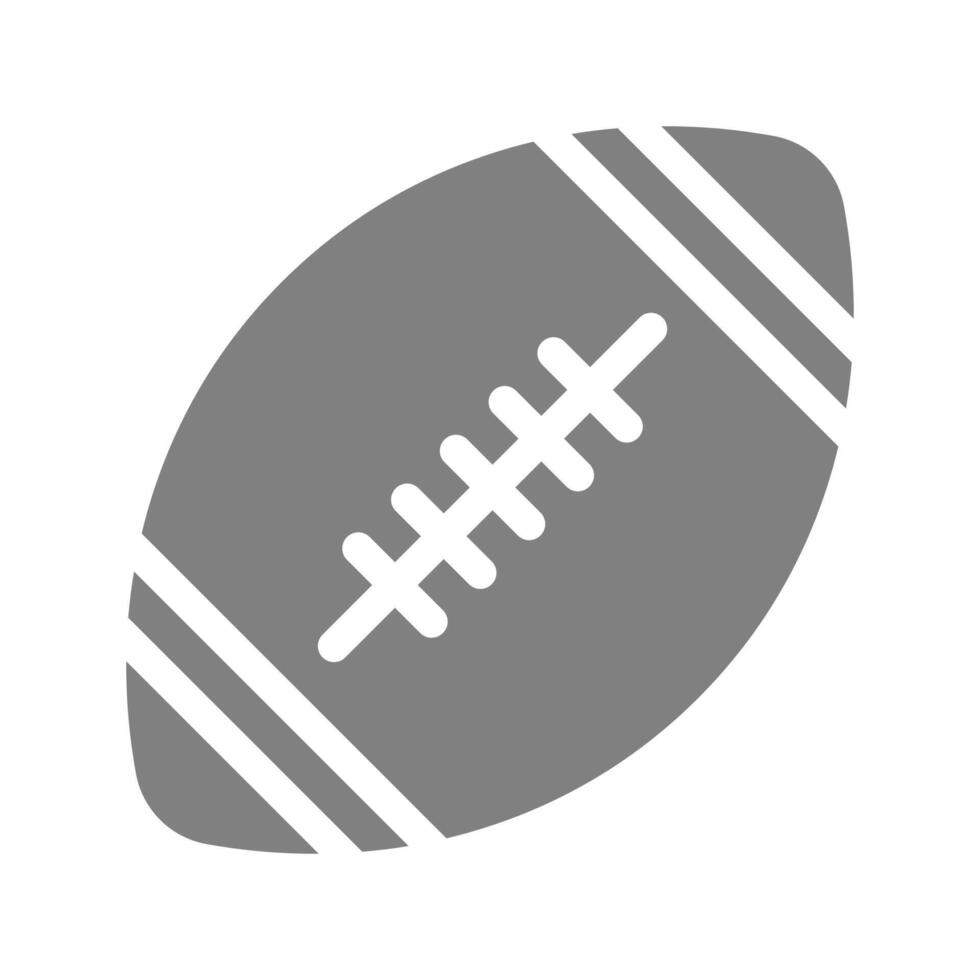 An american football ball on a white background vector