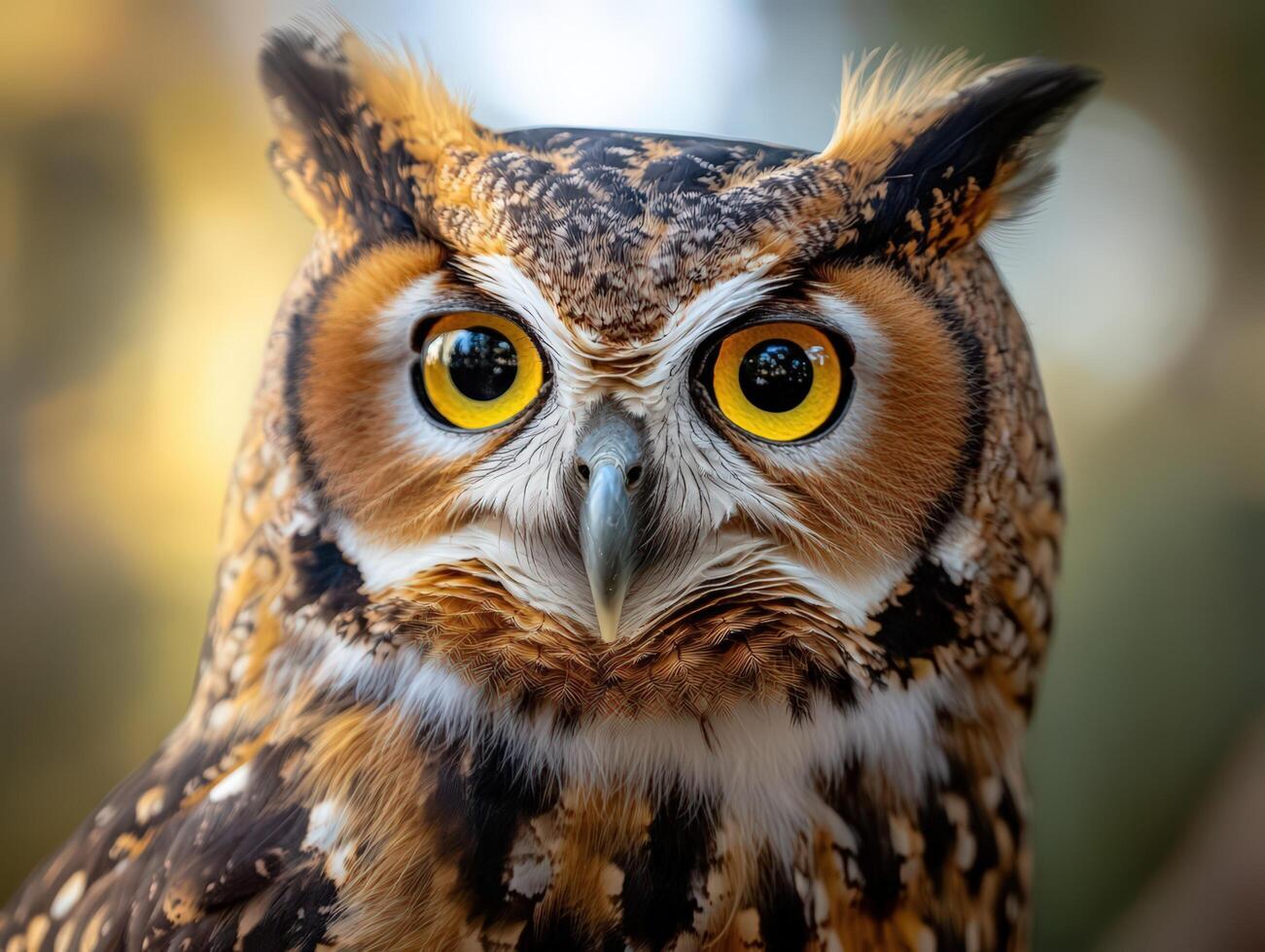A stunning close-up of a wise owl26 photo