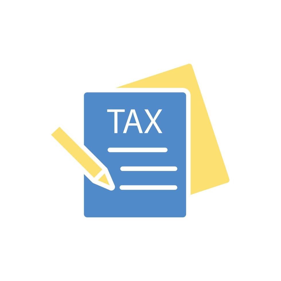 tax return icon. .Editable stroke.linear style sign for use web design,logo.Symbol illustration. vector