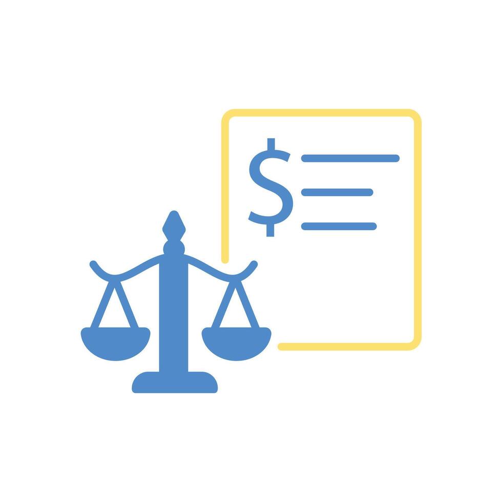 Balance sheet icon. .Editable stroke.linear style sign for use web design,logo.Symbol illustration. vector