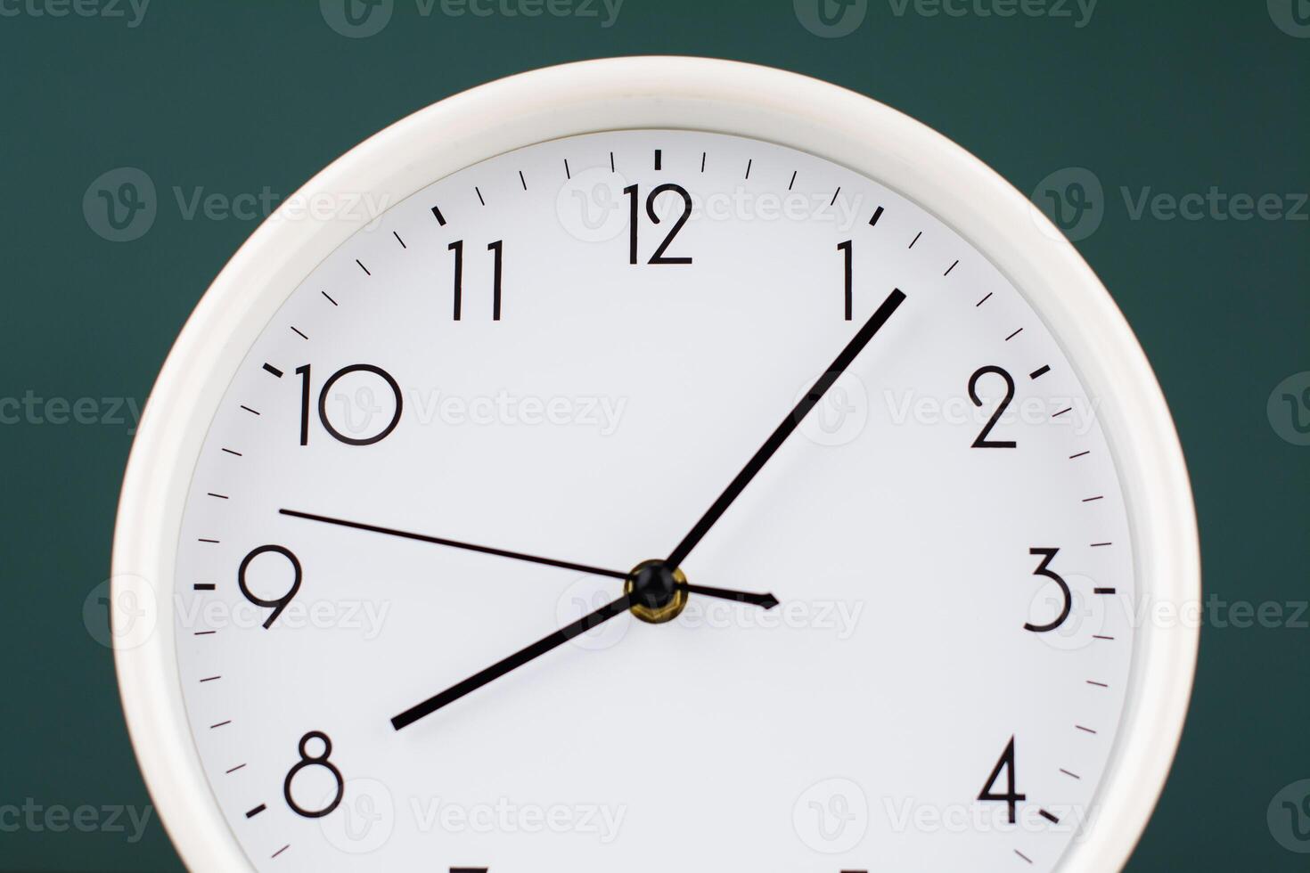 Clock tells the concept of working with valuable time photo