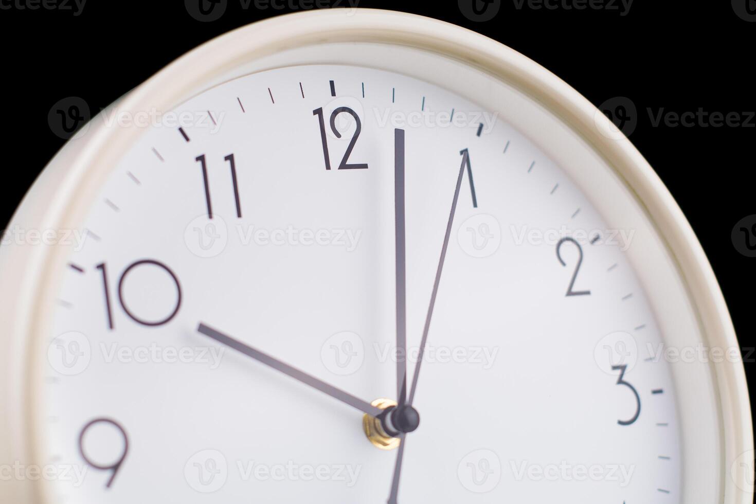 Clock tells the concept of working with valuable photo