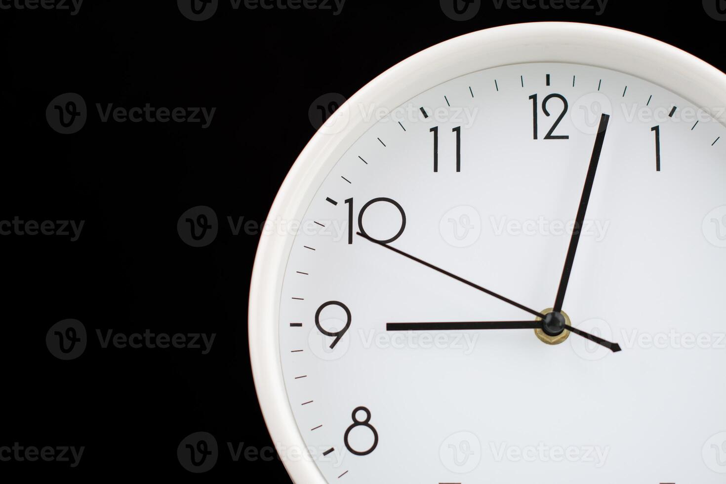 Clock telling time, hand of time photo