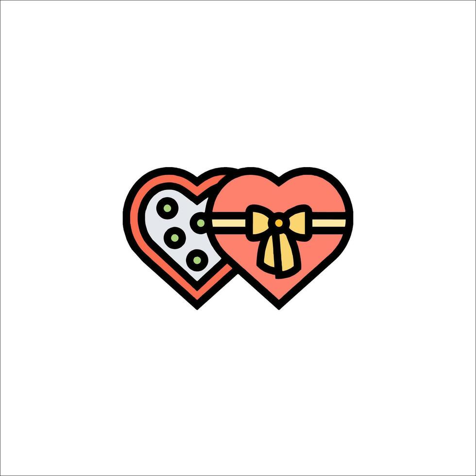 Valentine's day icon illustration vector