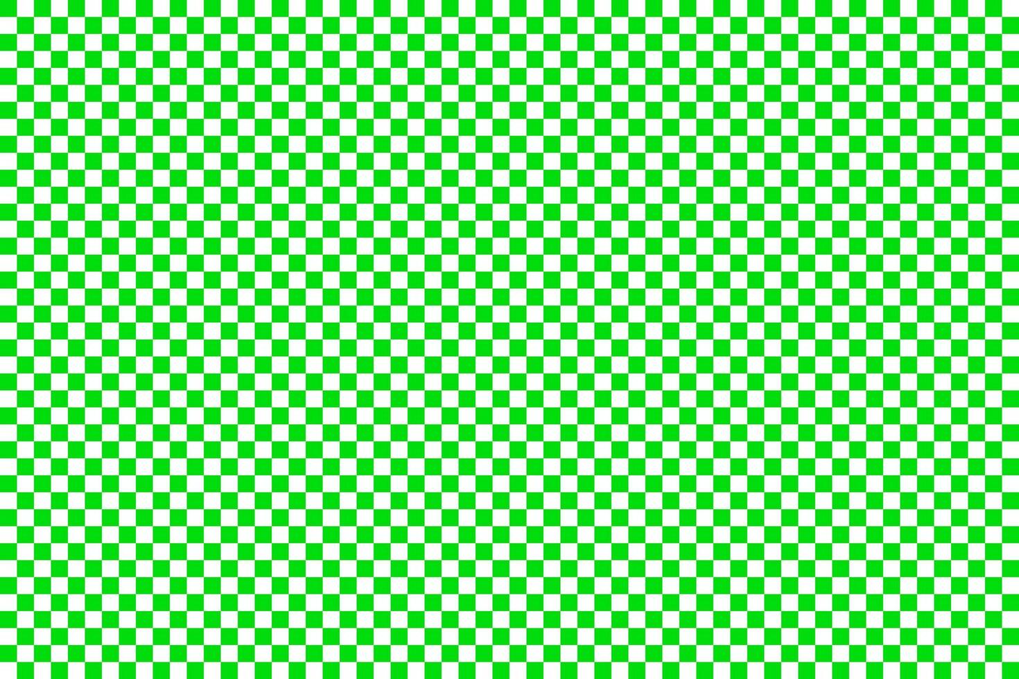 Green and White Checkerboard Pattern Background vector