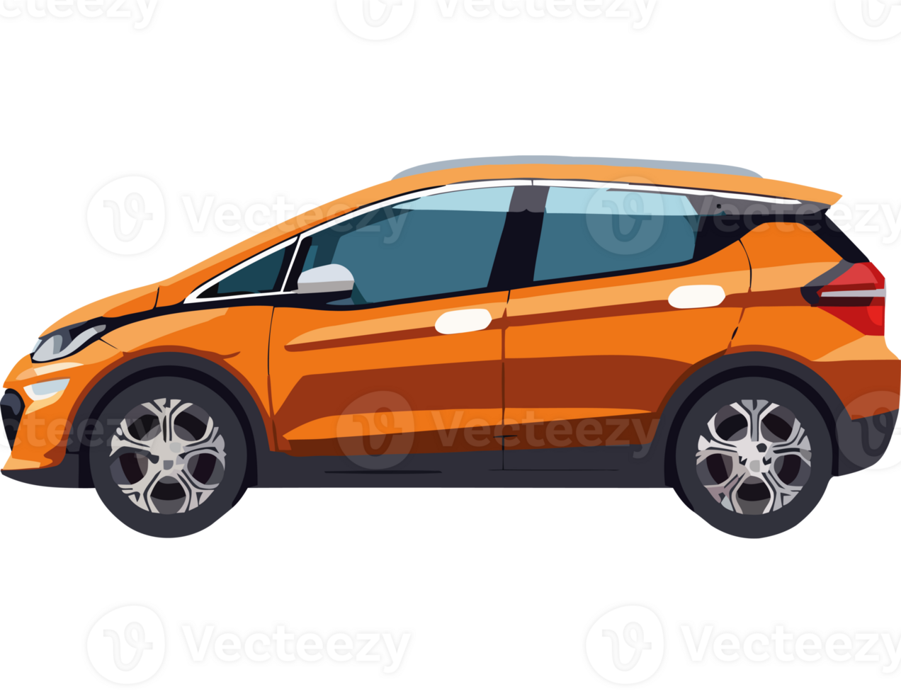 Modern sports car isolated icon design png