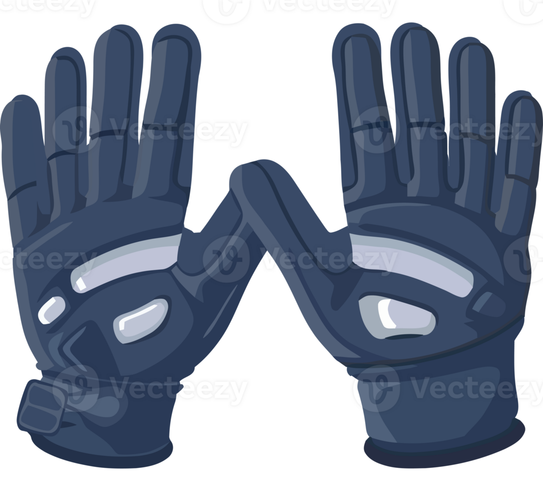 sport protective gloves icon flat isolated png
